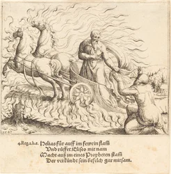 Elijah is Taken up to Heaven, 1547