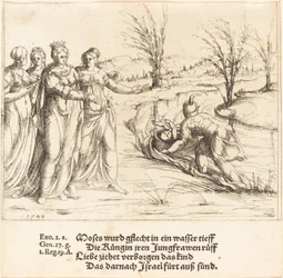 Finding of Moses, 1548