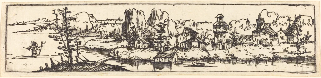 River Landscape with Saint Christopher