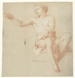 Seated Female Nude