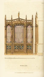 A Gothic book case