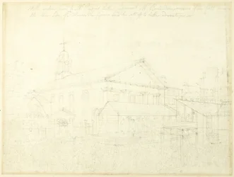 Study for Covent Garden Market, Westminster Election, from Microcosm of London