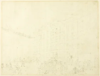 Study for Fleet Prison, from Microcosm of London
