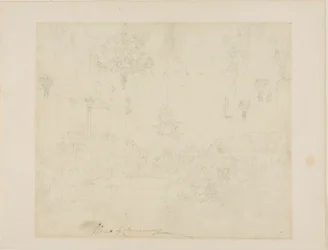 Study for House of Commons, from Microcosm of London