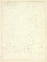 Study for Westminster Hall, from Microcosm of London