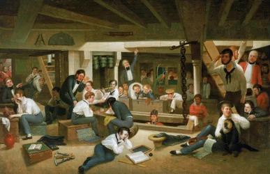 Life at sea, description of leisure moments on board boats
