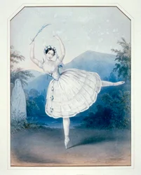 Carlotta Grisi in Giselle, Act II