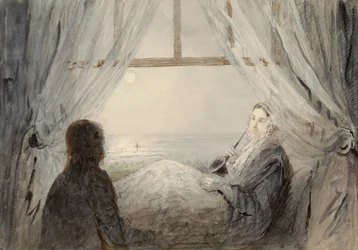 Portrait of Harriet Martineau on a Couch
