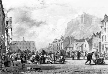 The Castle from the Grass Market, Edinburgh