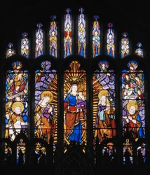 Central Window of the Apse, Virgin & Child with Saints