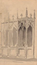 Design for a Gothic Screen