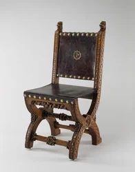 X-Frame Chair, made by John Webb, c.1847