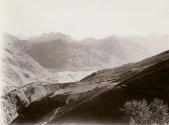 Pamir River Junction with Hindu Kush Beyond