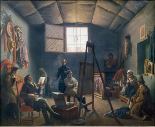 Interior of Léopold Robert