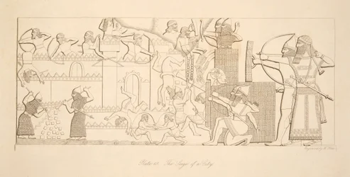 The Siege of a City, from Monuments of Nineveh