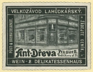 Anton Dreva wine shop and delicatessen, Prague