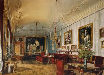 Hall of Princess Sofia in Imperial Apartments, Schoenbrunn Palace (UNESCO World Heritage List)