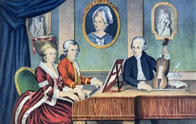 The Mozart Family in 1780-81