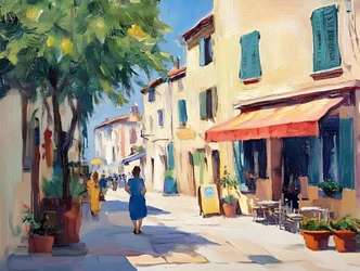 Charming European Street
