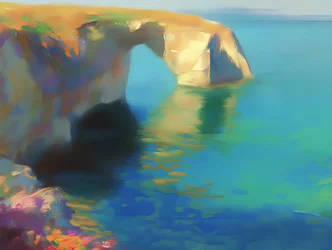 Colorful Ocean Archway