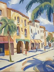 Mediterranean Street Scene