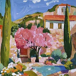 Pink Blossom Village