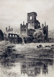 Kirkstall Abbey from the South-East