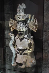 Incense burner in the form of the god Tlaloc, Tláhuac, Late Postclassic period, c.1500