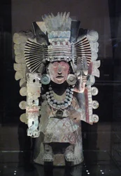 Incense Burner in the Form of the Goddess of Maize Xilonen, Tlahuac, Late Postclassic Period, c.1500