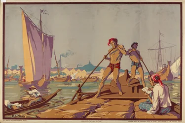 Rangoon Port, from the series 