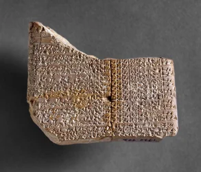 Astronomical Tablet from Kish, Recording the Rising and Settings of Venus from the First 6 Years of the Reign of the King of Babylon, 7th century