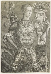 Cosmo I de Medici, Engraved by Niccolo della Casa