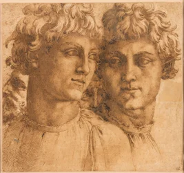 Two Studies of the Head of a Youth