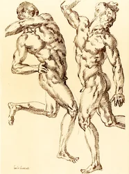 Two Male Nude Studies