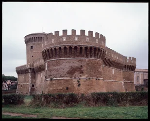 Medieval Art: View of the Castle of Pope Julius II (Giulio) Realized by Architect Baccio Pontelli (ca. 1450-1494), Gregoriopoli