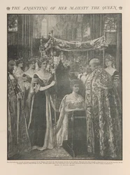The coronation of King George V