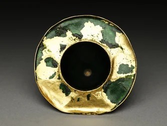 Lidded Bowl, Saucer and Spoon with Astrological Decoration