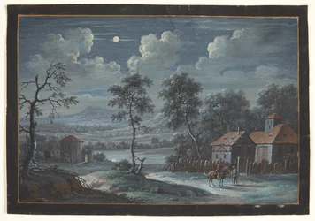 A Southern Landscape in Full Moon
