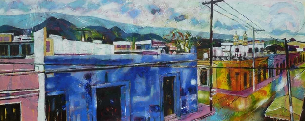 Vibrant Mountain Town