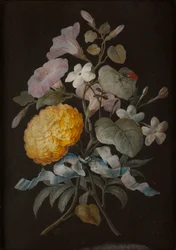Set of Four Still Lifes with Butterflies