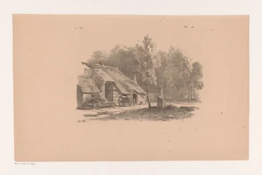 Farmhouse with Cart