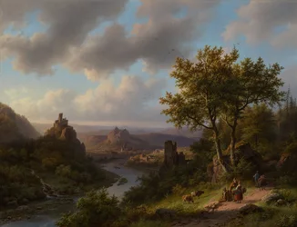 Mountainous River Landscape
