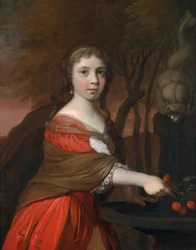 Portrait of a Young Girl with Cherries