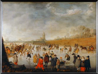Ice Skating Scene at Kampen