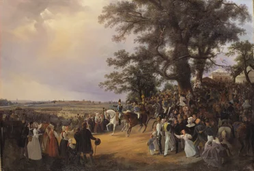Review in Ladugårdsgärde Fields During Tsar Nicholas Visit in 1838