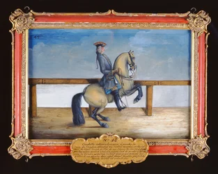 No. 45 A Horse of the Spanish Riding School Performing a Dressage Movement Called the Courbette