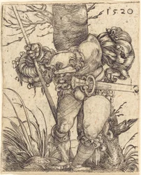 Foot-Soldier in Front of a Tree