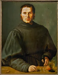 Portrait of a Referee Noting Points in a Game