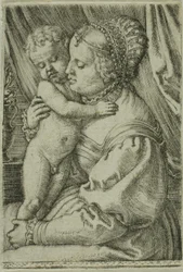 The Virgin with Child and Vase