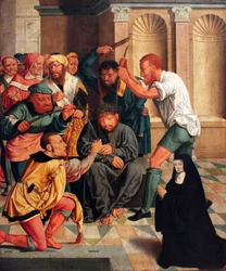 Christ Crowned with Thorns with Kneeling Benedictine Nun as Donor